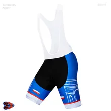 Команда Франция Для Мужчин's Панталоны; синего цвета; летняя 9D Велоспорт гелиевая Подушка велотрусы влаги брюки из влагопоглощающей ткани дышащий Быстросохнущий