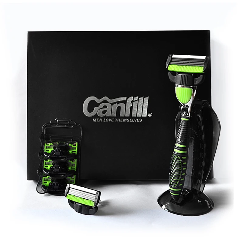 4 blade Men's razor set Maglev manual Razor machine for shaving Canfill