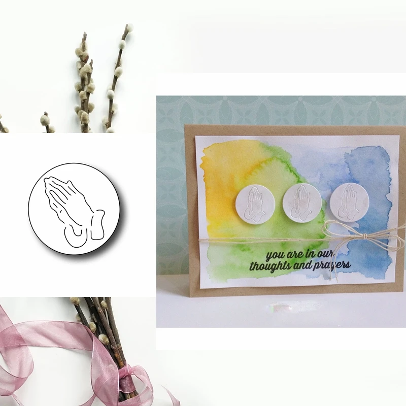 

Circle Pray Metal Cutting Dies DIY Paper Card Album Making Scrapbooking Template Craft Stencil Embossing New Dies For 2019