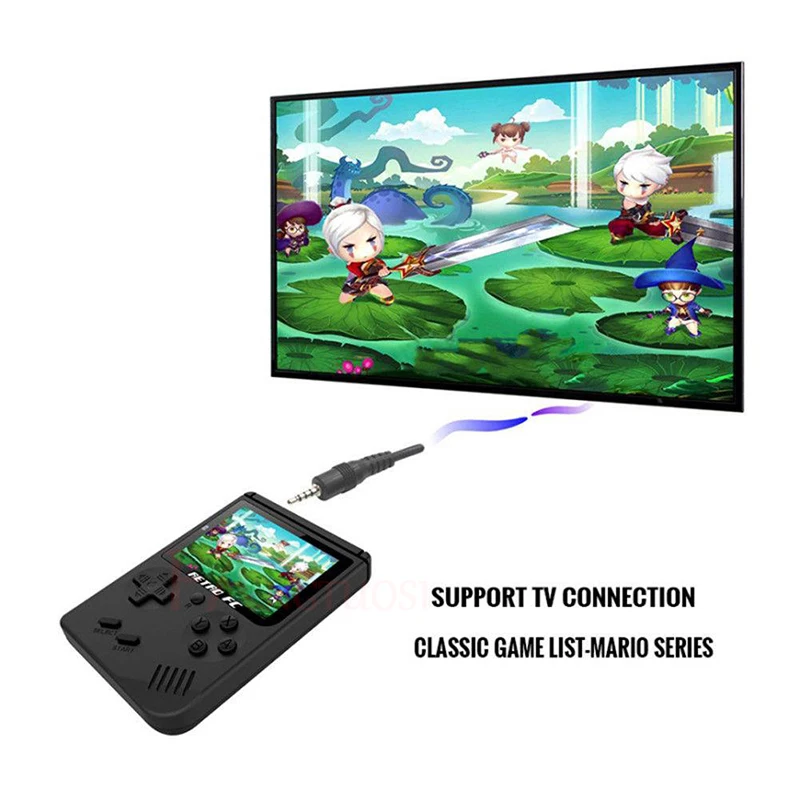 Мини портативная игровая консоль 8 бит встроенный 168 игр 3,0 дюймов цветной ЖК-экран игровой плеер лучший подарок для ребенка Ностальгический... Мини портативная игровая консоль 8 бит встроенный 168 игр 3,0 дюймов цветной ЖК-экран игровой плеер лучший подарок для ребенка Ностальгический...