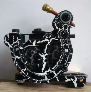 

10Pcs/lot Pro Casting Iron Tattoo Machine 10 Wraps coil stainless steel Tattoos Body Art Gun Coil Machine LPC-ITM-7017-4D