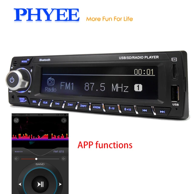 Best Offers 1 Din Autoradio DAB Car Radio Bluetooth Stereo Audio A2DP Handsfree RDS FM AM TF USB APP Remotes ISO In-dash PHYEE SX-MP31089DAB Best Offers 1 Din Autoradio DAB Car Radio Bluetooth Stereo Audio A2DP Handsfree RDS FM AM TF USB APP Remotes ISO In-dash PHYEE SX-MP31089DAB