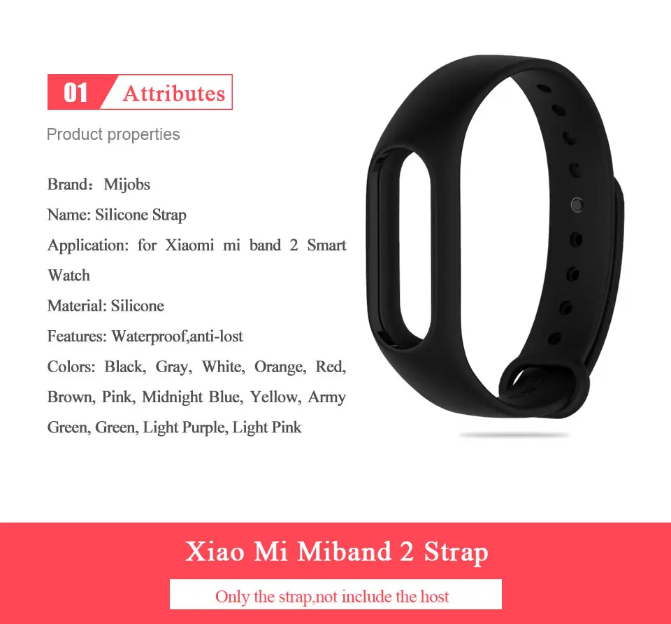 Mi jobs mi Band 2 ремешок силиконовый для Xiaomi mi Band 2 браслет аксессуары Смарт часы M2 mi band 2 ремешок