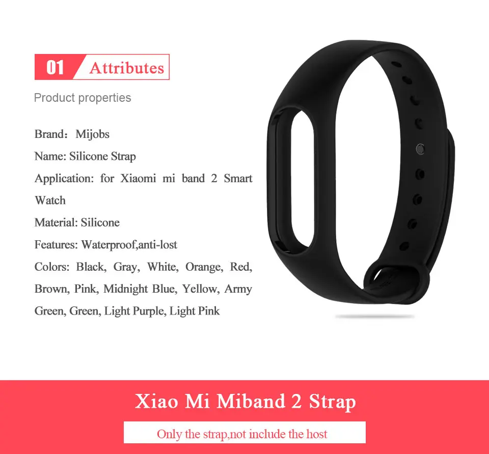 Mi jobs mi Band 2 браслет на запястье аксессуары для Xiao mi 2 умный Браслет mi band 2 ремешок для часов Силиконовый Браслет mi Band 2