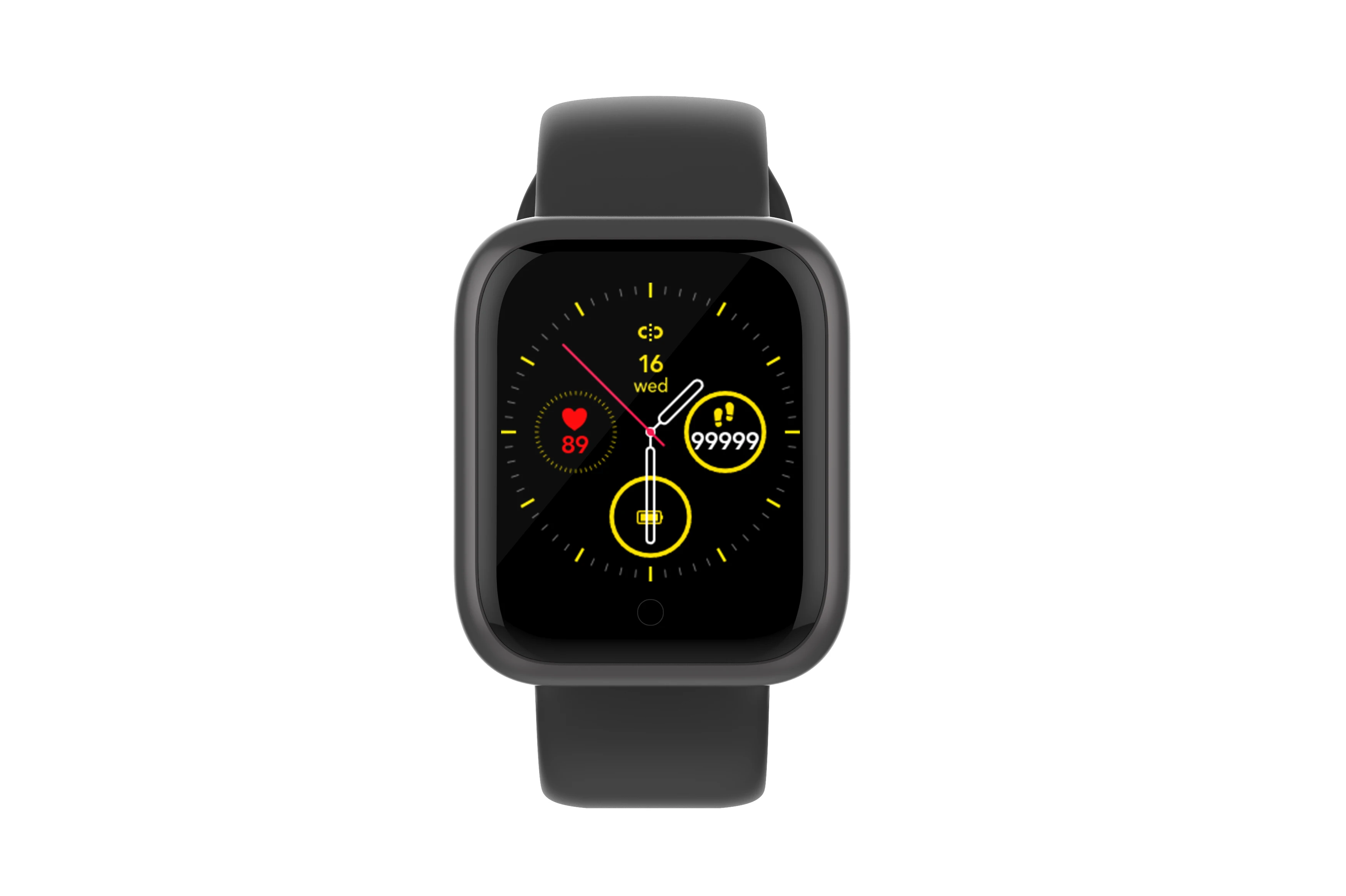 

Bluetooth5.0 Pedometer IP68 WR Waterproof Sleep Heart Rate Blood Pressure Monitoring Call Message Reminder Sport Smart Watch