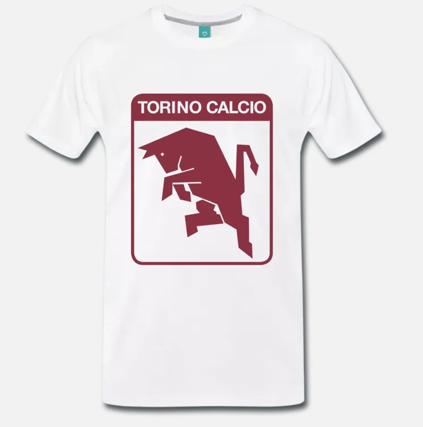 

T-SHIRT MEME TORINO FORZA TORO GRANATA LOGO ANNI 80 CALCIO VINTAGE - 1