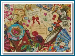 Вышивка Рукоделие Ремесла 14ct без надписей DMC DIY качество вышивки крестом Наборы ручной работы искусства ретро любовное письмо настенные