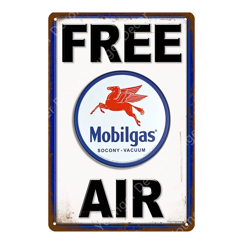 YD4421F Винтажный Тексако двигательные масляные знаки Sky Chief Mobil Castrol BP металлический плакат настенная художественная живопись плита гараж газо-бензиновый Декор - Цвет: YD4421F
