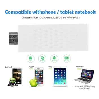 

Wifi Airplay Phone Screen A1 Wireless to HDMI TV Dongle Adapter Mirror Display For iPhone IOS Android Phones TV Stick