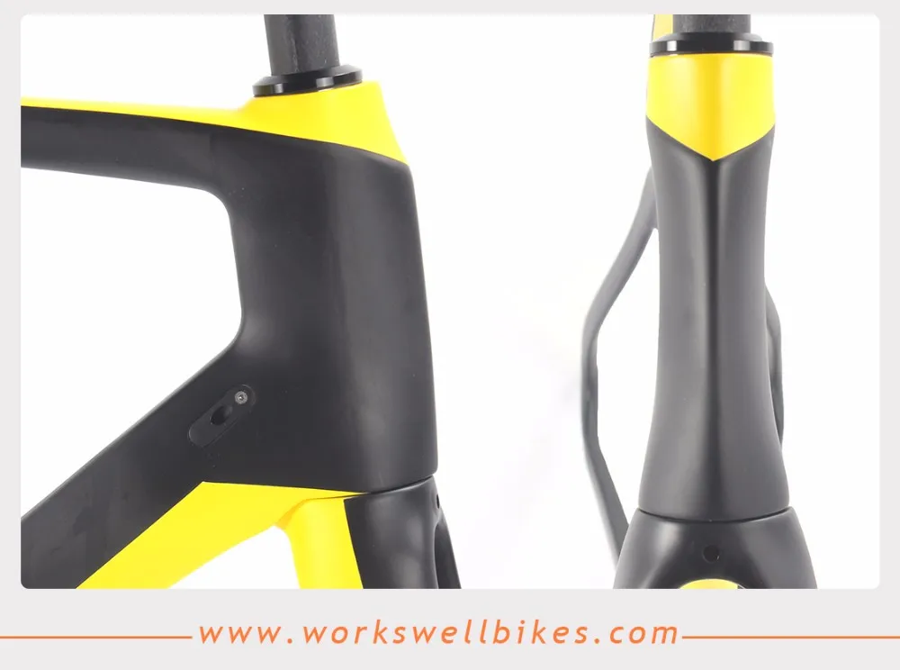 Excellent WORKSWELL  Frame Carbon Road 2017 Bicycle Quadro de Bicicleta Chinese Road racing frame thru axle 9