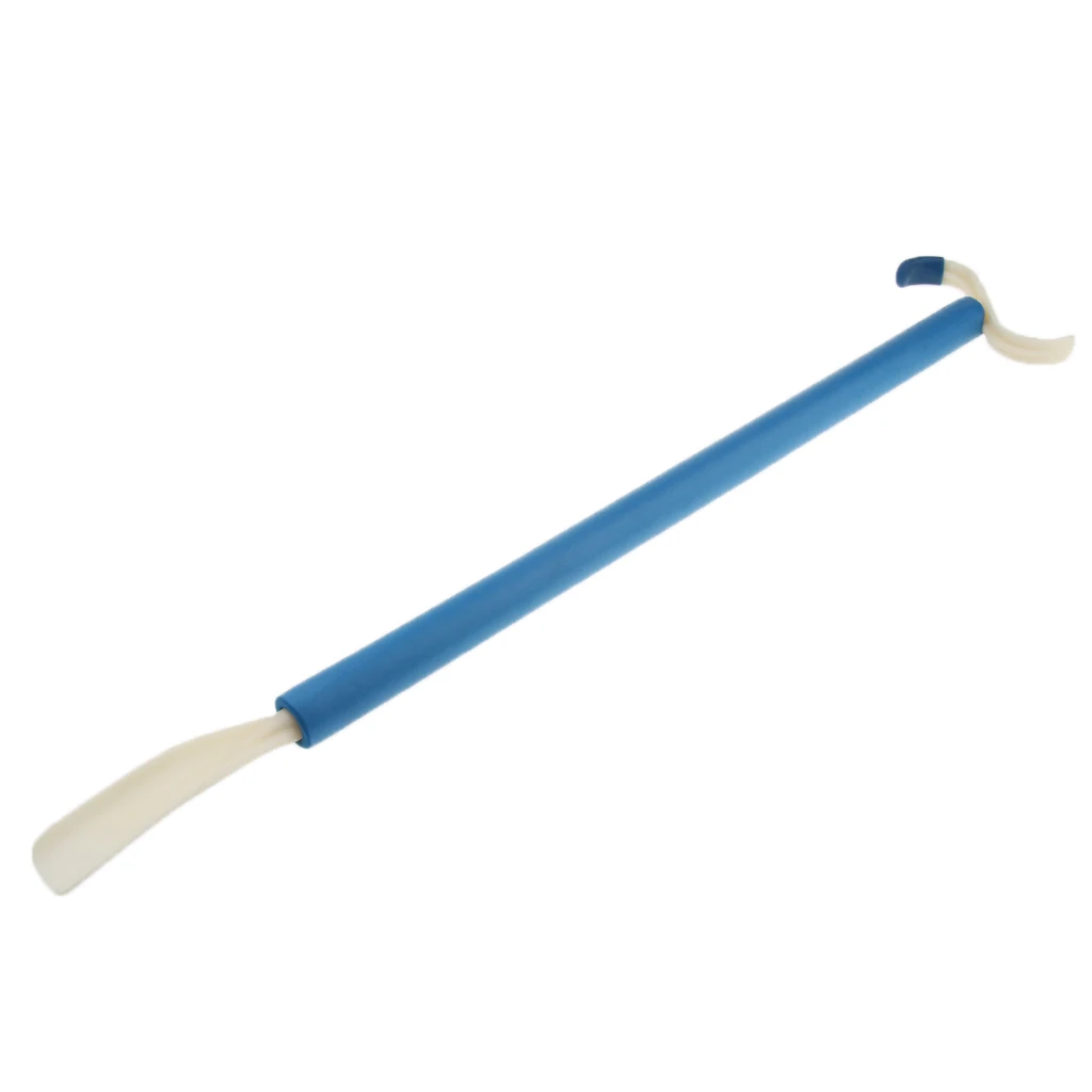 Long Handle Shoe Lifter Shoehorn Dressing Stick Elderly Daily Dressing Aid for Shoes Socks Shirts and