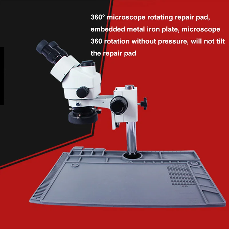 S-190 48x32 см микроскоп фиксированная база платформа коврик высокая теплоизоляция обслуживание коврик для ремонта телефона PCB платформа