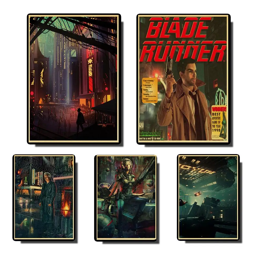 

Blade runner vintage posters Prints Wall Painting high Quality Decor Poster Wall Painting Home Decoration Dormitory decoration
