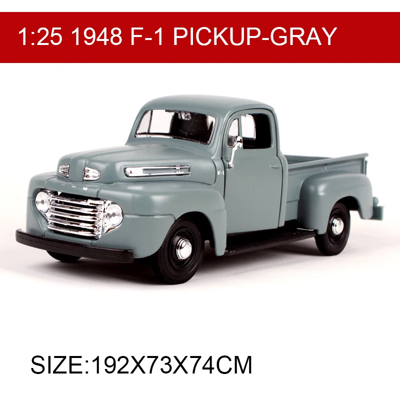 

Maisto 1:25 1948 F-1 PICKUP Diecast Model Car Metal Car Kids Toys Truck Car simulation model For Gift Collection