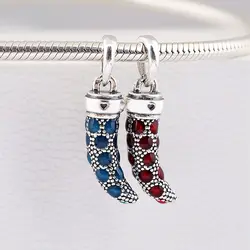 2019 Лидер продаж подходит браслет подвес Пандора DIY Для женщин Jewelry вечерние подарок 925 пробы серебряный браслет смола подвеска с перцем