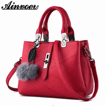 

Ainvoev Handbags for women fashion messenger bags quality PU leather tote women shoulder bag female cross body bags clutch a2206