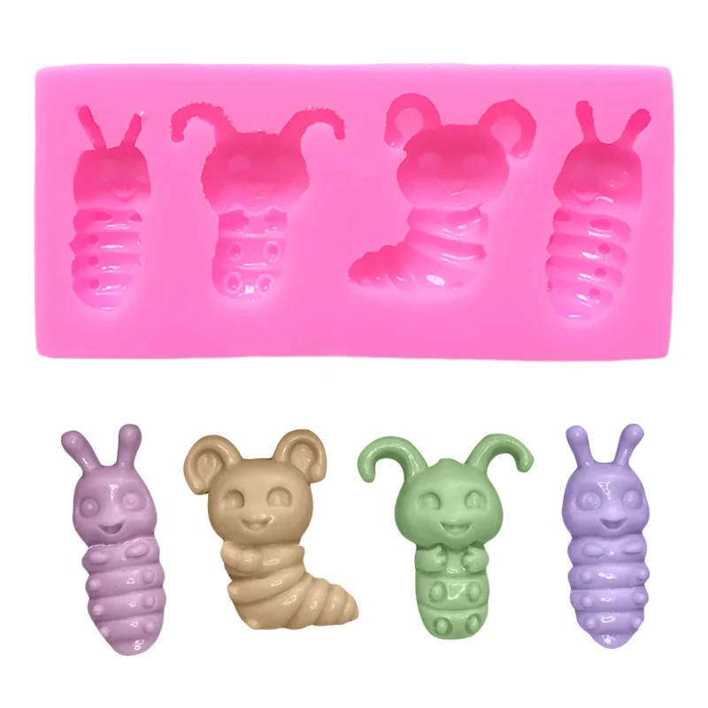 

Insect Fondant Molds Silicone Chocolate Molds Jelly Pudding Cake Silicone Mold Tools Cake Decoration Silicone Lace Mat DIY A1105