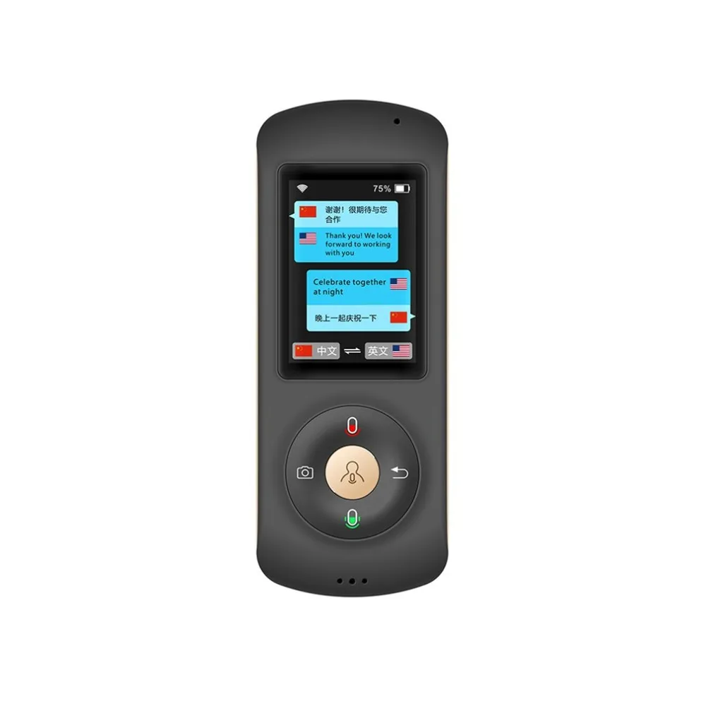 

Portable Mini Wifi Instant Voice Smart Translator Real Time Interpreter 28 Language Learning Machine For Business Meeting