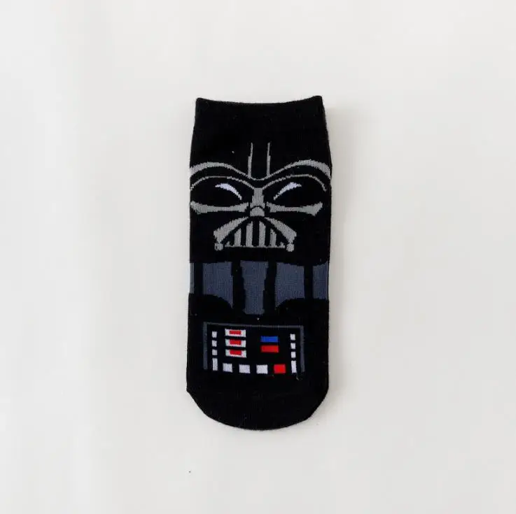 8 пар/лот Звездные войны узоры хлопковые повседневные носки унисекс Мастер Йода R2-D2 косплей носки Wookiee Jedi Knight Новинка Sox - Цвет: 07