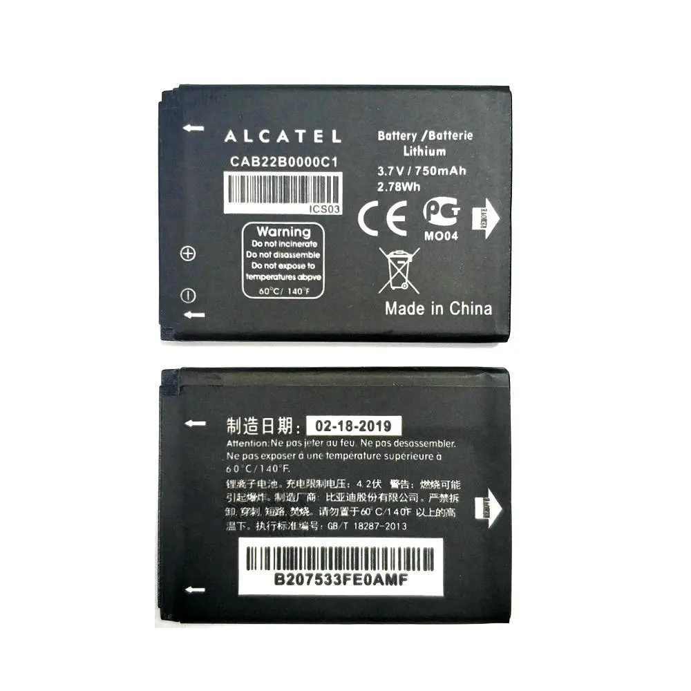 Новинка аккумулятор для ALCATEL CAB0400000C1 TLi004AB CAB22B0000C1 CAB30M0000C2 батарея OT 2010 1 2 5