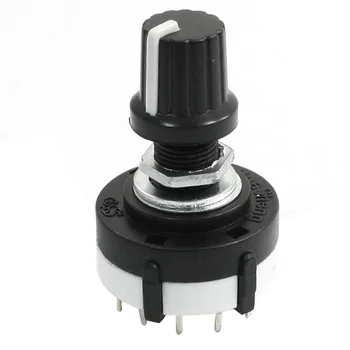 

THGS 3P4T 3 Pole 4 Position Single Wafer Band Selector Rotary Switch