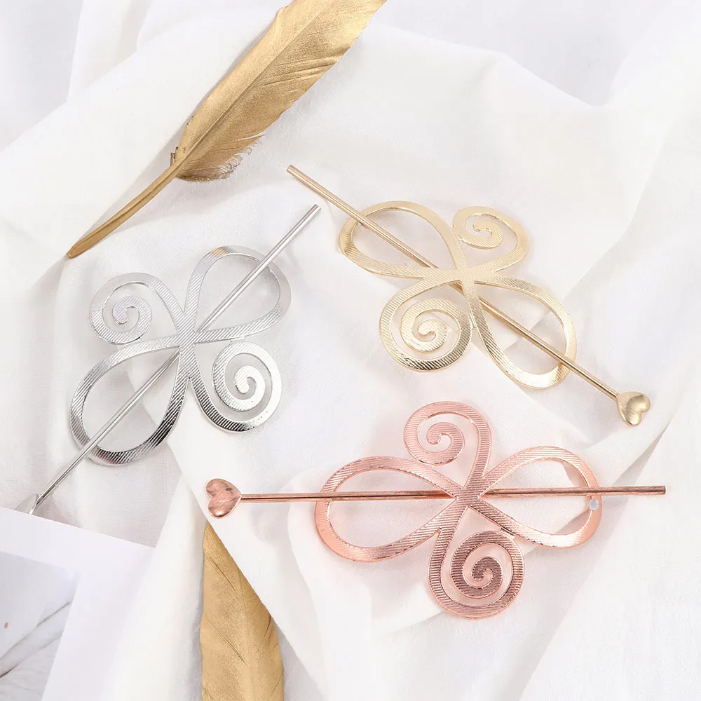 

1 pcs Fashion Pretty Exquisite Women Hair Accessory Hairpin Barrette Lady Long Hair Slide Clip Shawl Pin Bun Holder Hot Sale