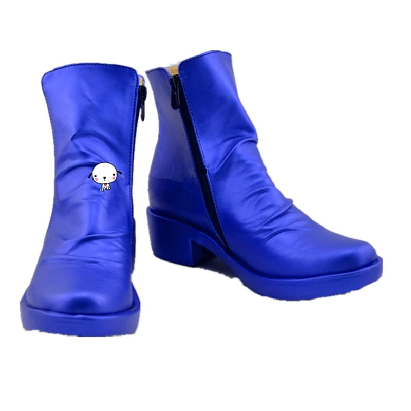 

Anime Game JoJo's Bizarre Adventure Johnny Joestar Blue Cosplay Shoes Boots