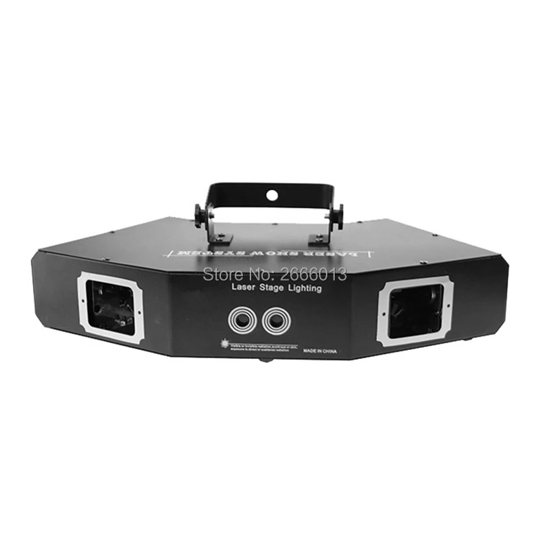 

4 Lens RGB Full Color Beam Pattern Network Laser Light /Home Party DJ Show KTV Scanner Club Stage Lighting /Beam Gobo Scan Laser