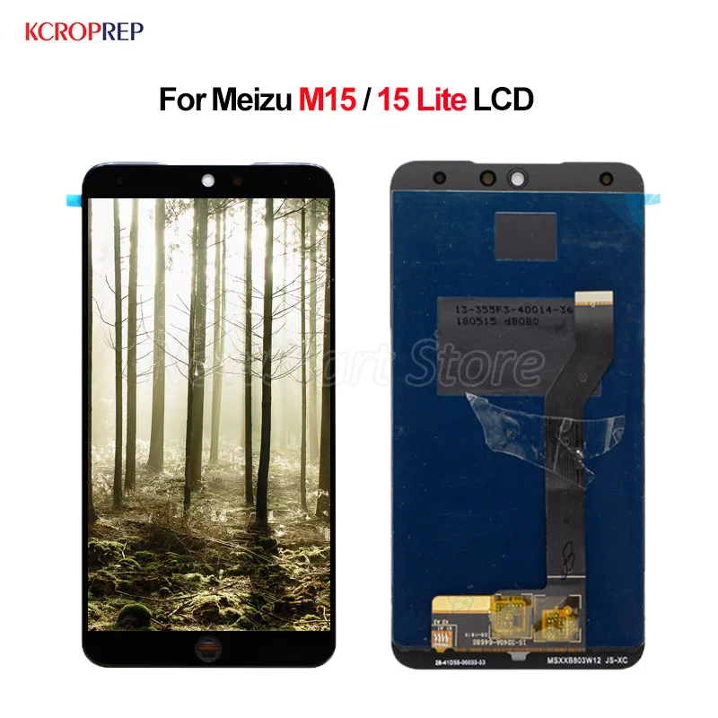 

For Meizu M15 LCD Display Touch Screen Digitizer Assembly 100% New 5.46" Replacement Accessory For Meizu 15 Lite lcd Black White
