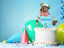 Moana bolo topper crianças festa de aniversário chá de fraldas decoração suprimentos