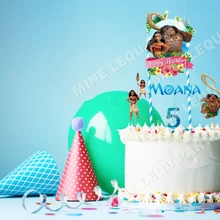 Топпер для торта Moana детские украшения вечеринки в честь Дня