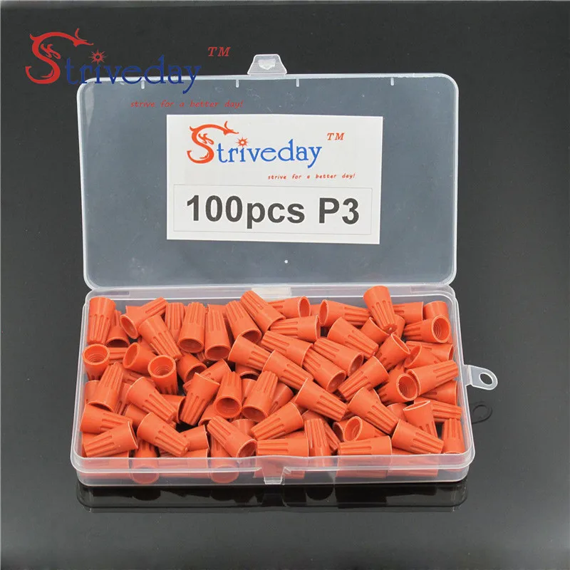 

100pcs boxed P3 Rotary Terminals Closed Terminals Terminal Block Terminal Blocks