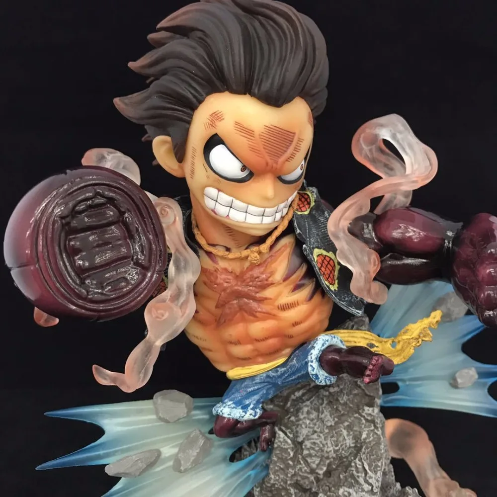 NEW hot 20cm One Piece Gear fourth Monkey D Luffy Action figure toys doll collection Christmas for friends Kids Gifts no box | Игрушки и