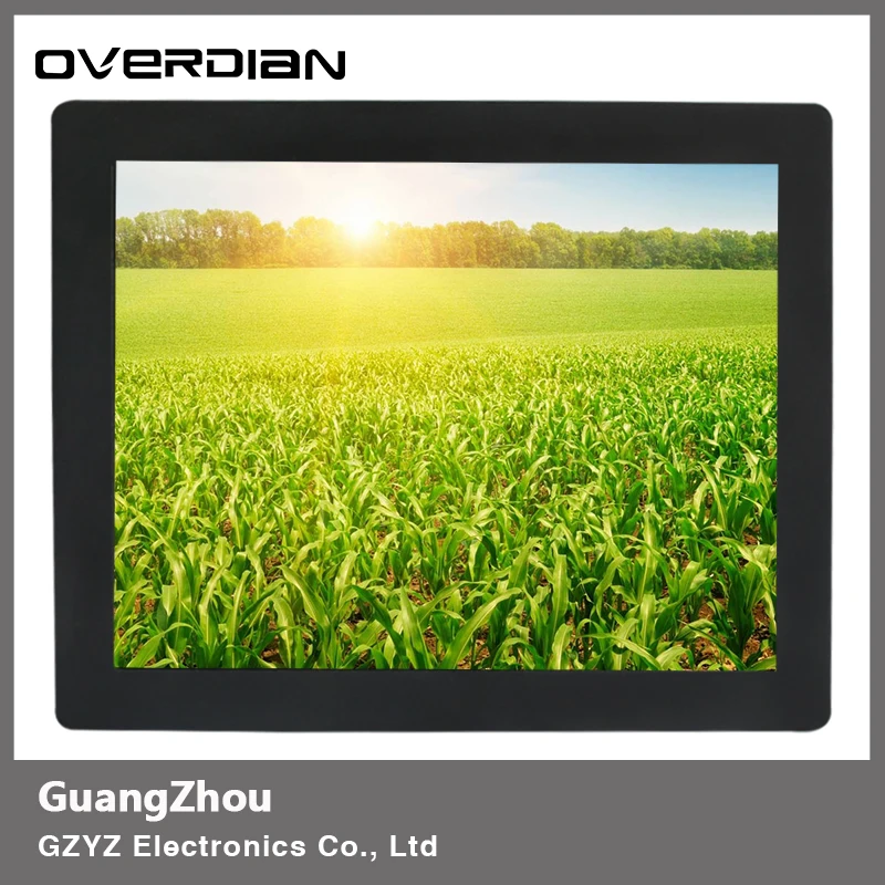 

15inch Resistance Touch Screen Industrial Control LCD Monitor/Display VGA/HDMI/USB Connector 1400*1050 Metal Shell 4:3