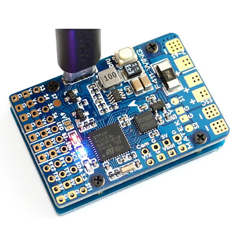 Matek Systems F411-WING(новинка) STM32F411 игровые джойстики со встроенным серверный компьютером с экранным меню для RC Самолет запасная часть для замены аксессуары