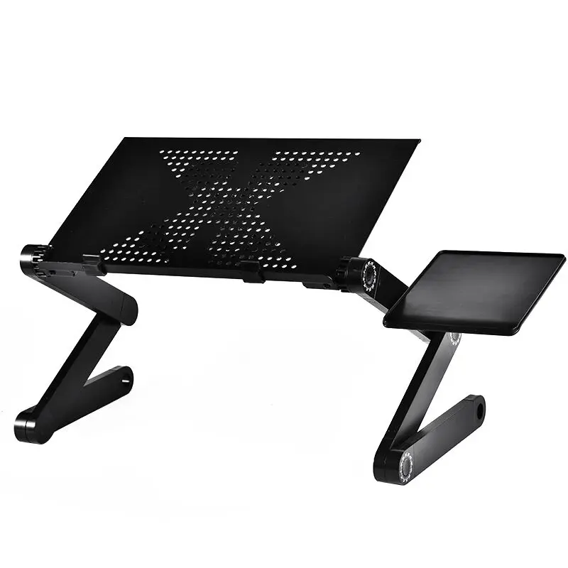 Actionclub 360 градусов регулируемый стол для ноутбука портативный складной компьютерный стол кровать стол с одним большим охлаждающим вентилятором