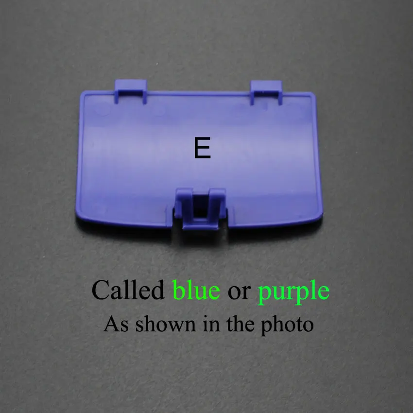 YuXi Battery Cover Door Lid Replacement For GBC Housing Back Case For Nintendo Gameboy Color