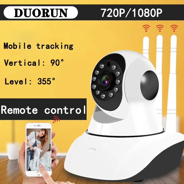 

Mini Surveillance Wireless IP Camera HD 1080P Home Security Network Wifi CCTV Camera Night Vision Baby Monitor Smart Tracking