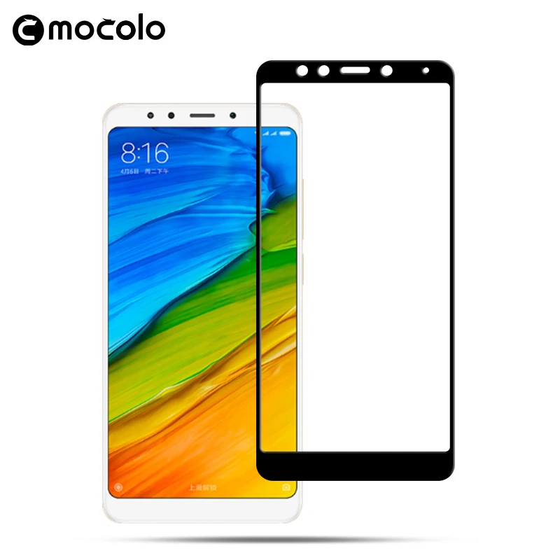 Новинка 2017 закаленное защитное стекло Mocolo 2 шт./лот для Xiaomi Redmi 5 9H 2.5D полное