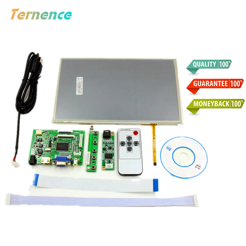 Skylarpu 10,1 ips для Raspberry Pi монитор 1280*800 TFT EJ101IA-01G HD ЖК-дисплей сенсорный экран пульт дистанционного управления HDMI 2AV VGA