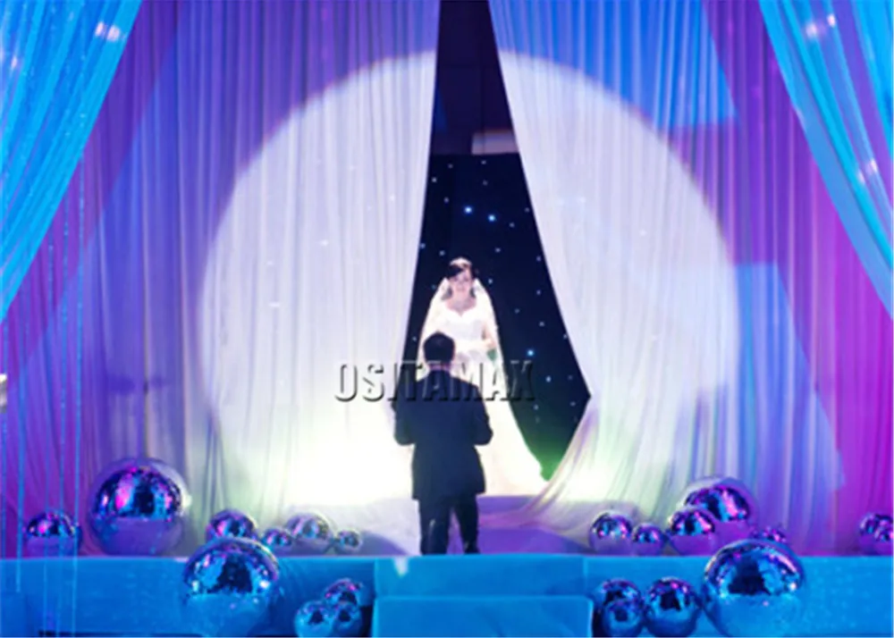 Профессиональный следящий прожектор 350 Вт цветной эффект RGBW театральный точечный свет стробоскоп с подставкой Luces сценический свадебный