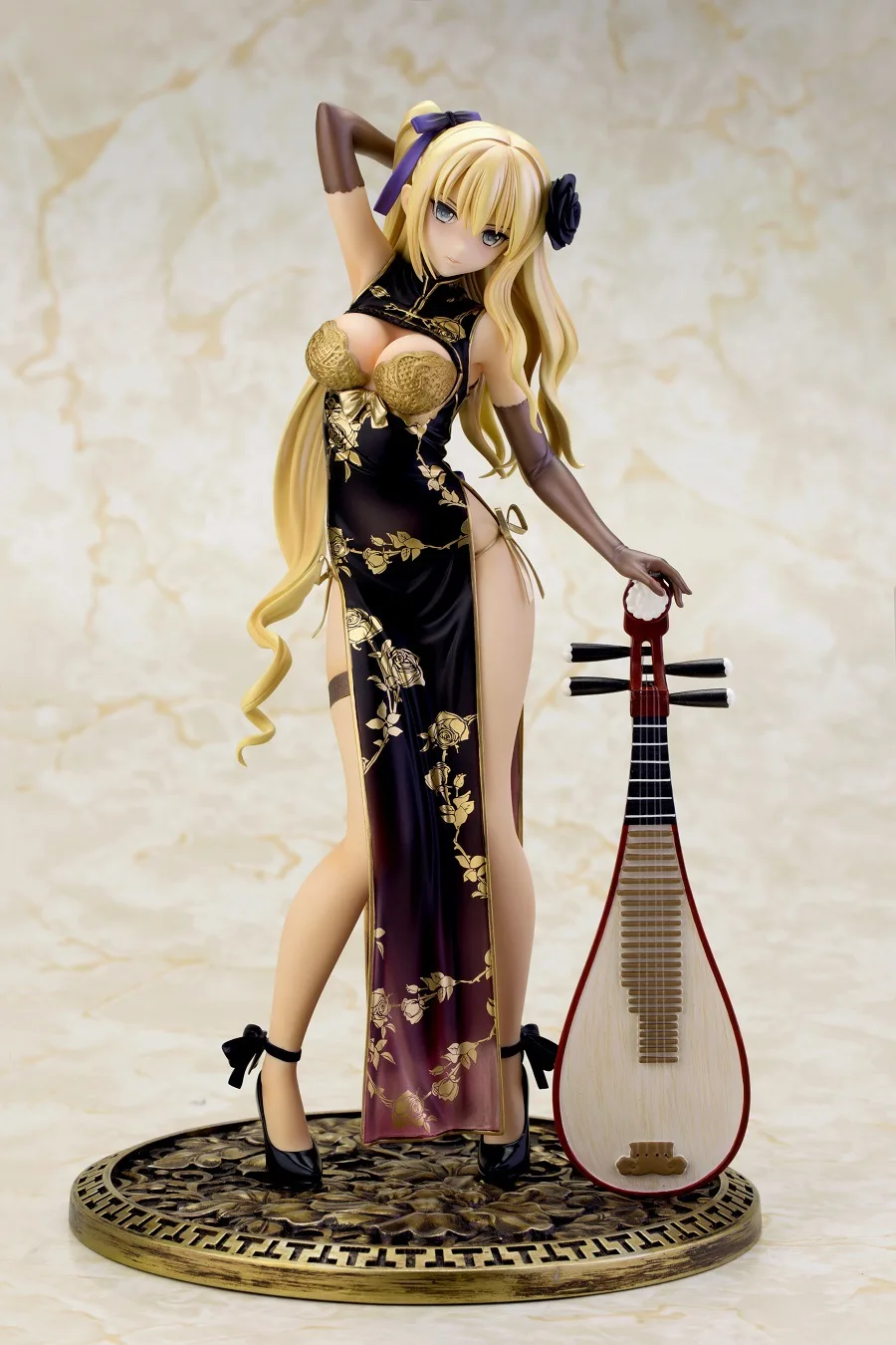 

Anime Sexy Girls Ping Yi Cheongsam 1/6 Scale figure fantasy Cast Off PVC Action Figure girl doll Gift 24cm