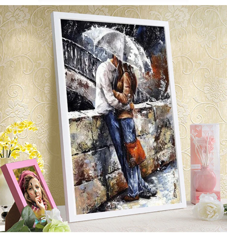 5D Diy Diamond Painting Kit Square Diamond Rhinestones Cross Stitch Kit