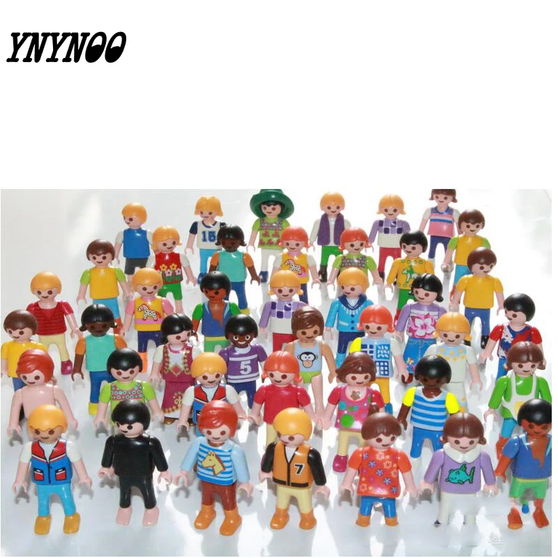 

(YNYNOO)10Pcs Playmobil Germany Original Action Figures Western Farm Fun Park 2016 Playmob Game Child Toy Models Collections Kid
