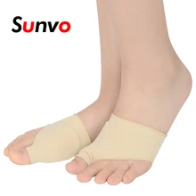 Sunvo Bunion рукав большие пальцы перекрывающий корректирующий носок вальгусная деформация корректор гель для пальцев ног массаж облегчение боли в ногах вкладыши