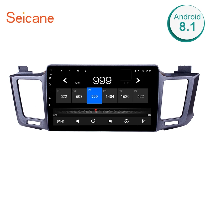 Seicane 10," Android 9,0 автомобильный радиоприемник с навигацией GPS мультимедийный плеер для 2013- Toyota RAV4 8-ядерный Поддержка Wi-Fi и Bluetooth