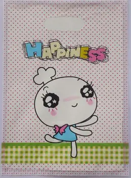 

500pcs/set 15x20cm Happy children design Gift Bags Plastic Boutique Pouches Shopping Gift Package Bag 01502071