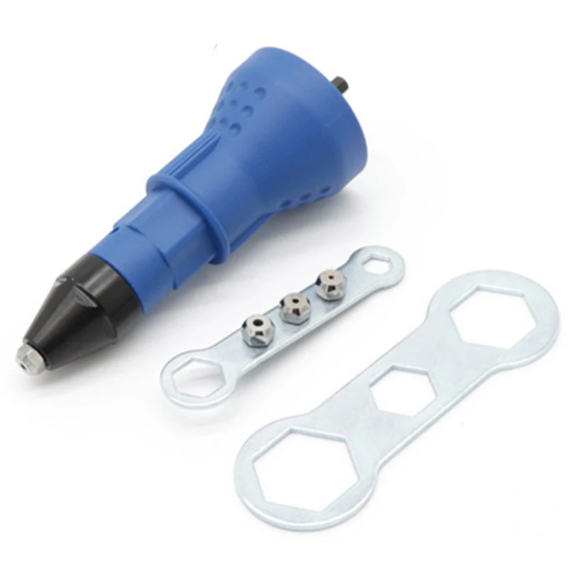 

Electric Rivet Nut Gun Riveting Tool Cordless Riveting Drill Adaptor Insert Nut Tool Multifunction Nail Gun Auto Rivet