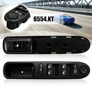 

LHD 6554.KT 6554KT Car Window Control Switch Electric Power For Peugeot 307 Break 2000-2014 307SW 2002-2014 307CC 2003-2014