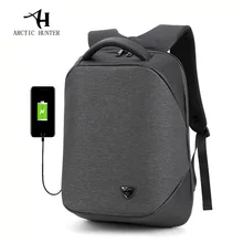 ARCTIC HUNTER, школьный рюкзак, 15,6 дюймов, рюкзаки для ноутбука, мужские, водонепроницаемые, Mochila, повседневная, деловая, мужская сумка, рюкзак для путешествий, рюкзак